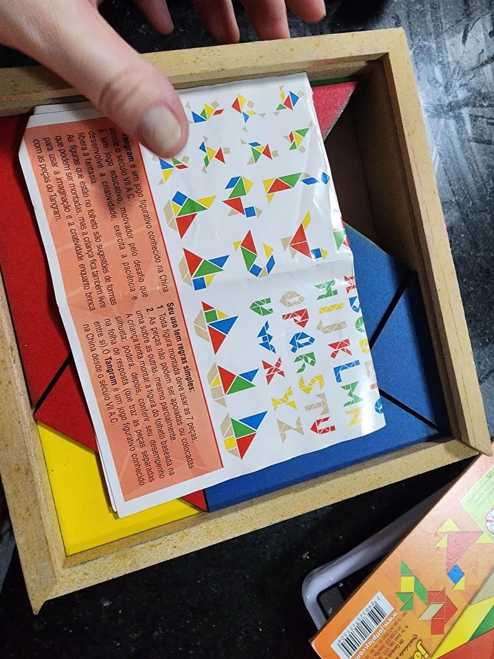Jogos Torre Inteligente da toc stok e Tangram Jott Play - Foto 4