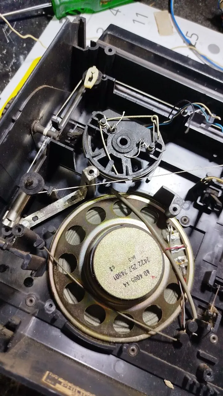 Carcaça da frente rádio gravador Philips 470