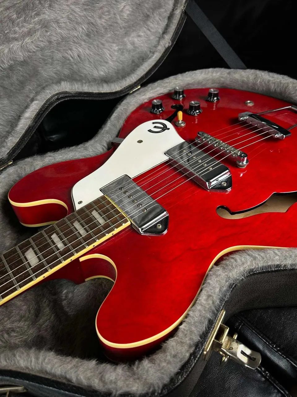 Guitarra Epiphone Casino Cherry Custom Shop 2006 (com Hard Case