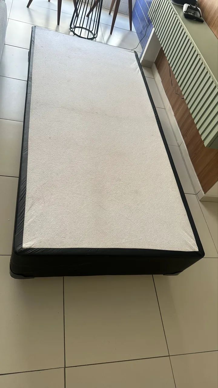 Cama Box solteiro Tok Stok preta - Foto 4