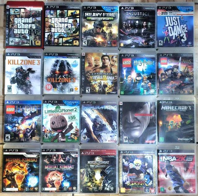 Jogos Originais Para Sony Playstation 3 PS3 Play 3 Funcionando