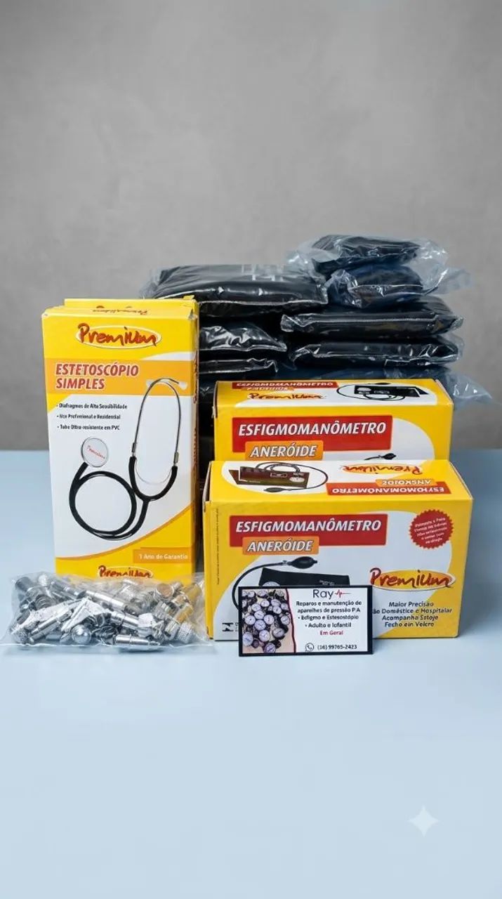 Esfigmomanômetros à pronta entrega! 