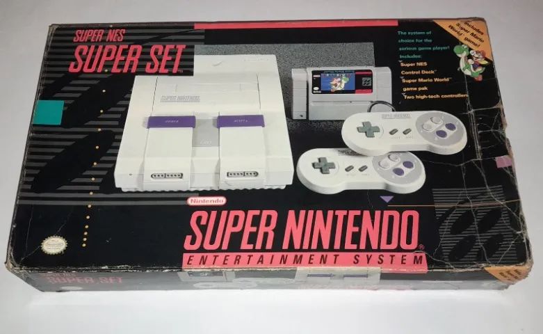 Caixa e Isopor Original - Super Nintendo - Snes