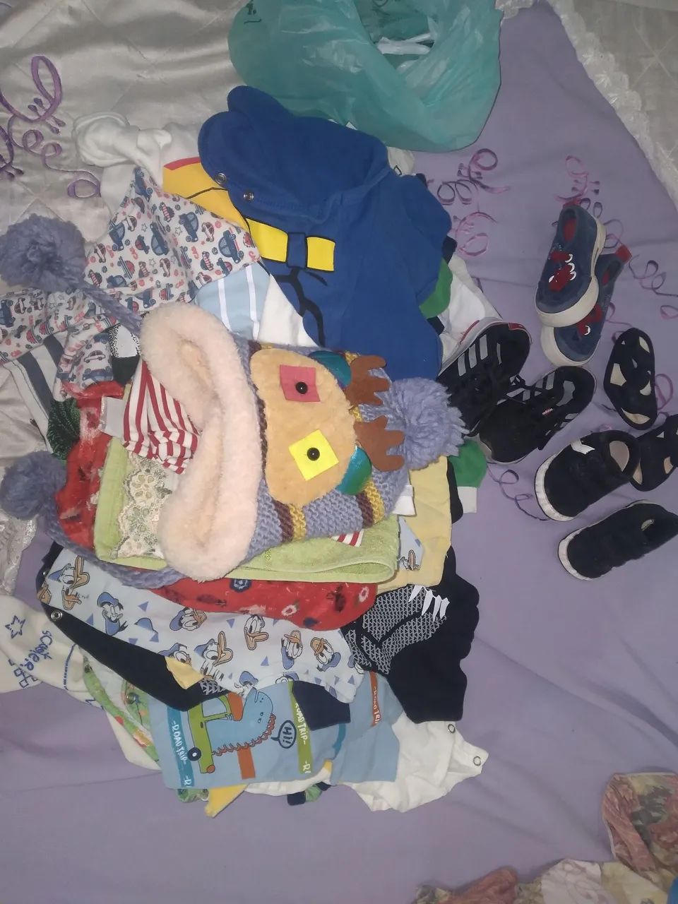 Lote de roupa bebe RN e 3 meses  - Foto 2