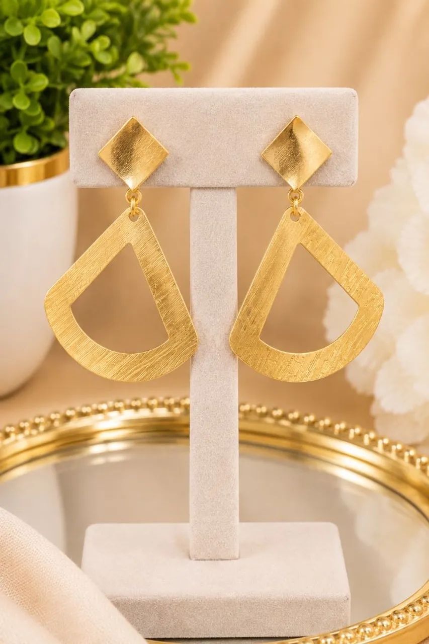 Semijóias brincos banhados a ouro 18k e prata 925 - Foto 5