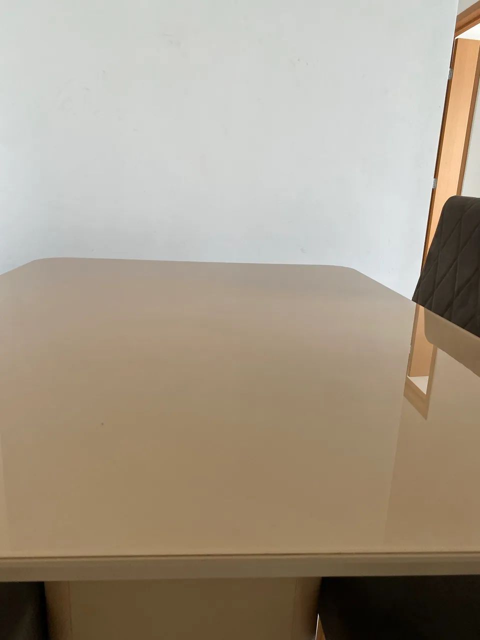 Mesa tampo de vidro 4 cadeiras MDF - Foto 3