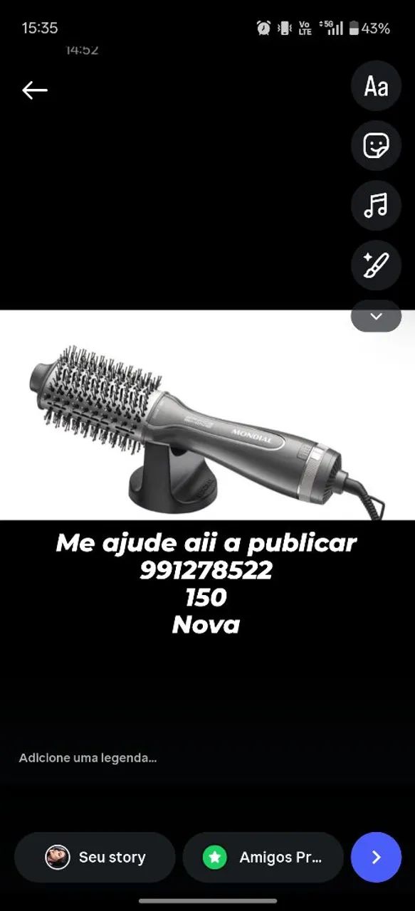 Escova secadora 