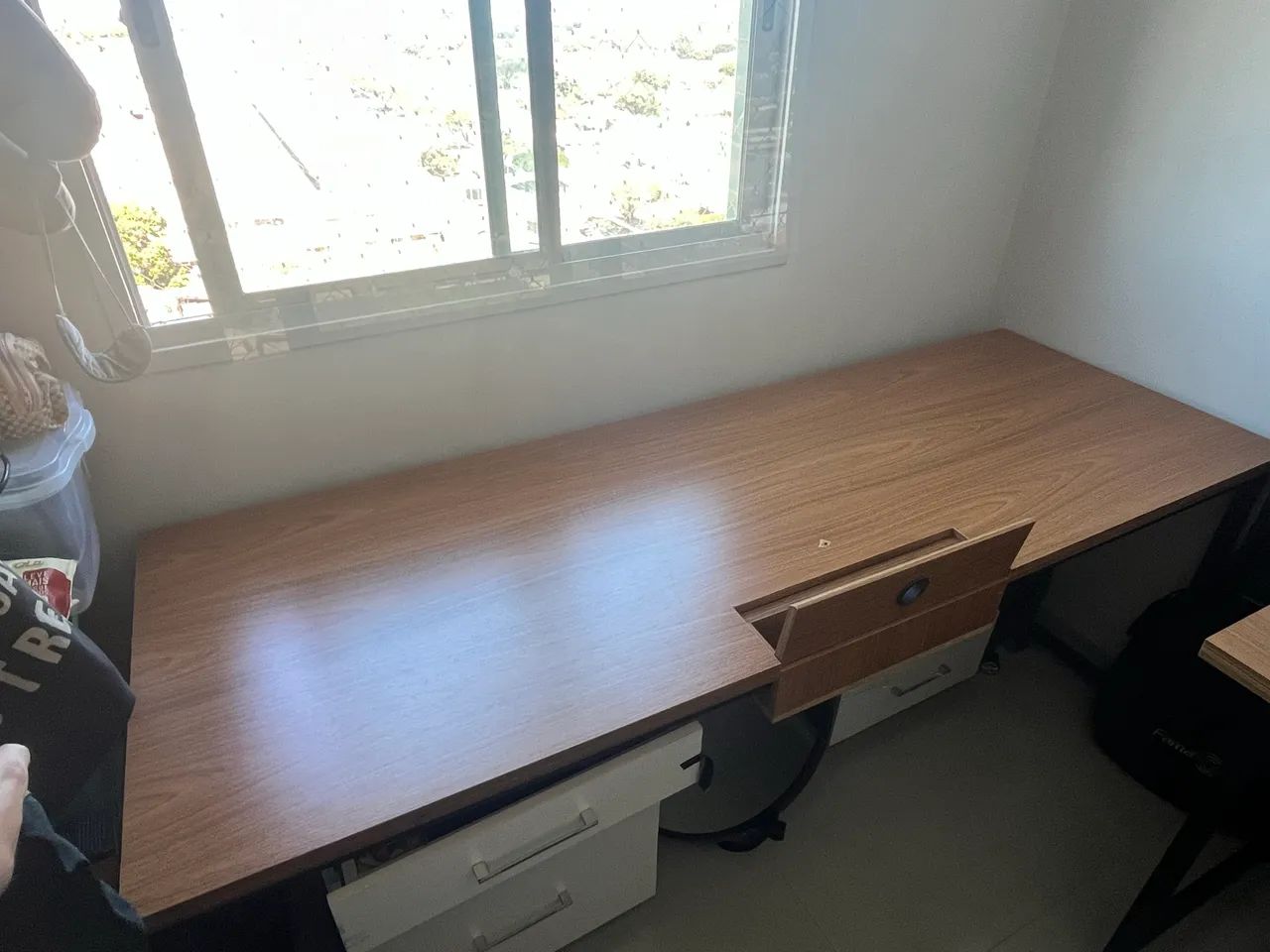 Mesa de escritório e estudo estilo industrial - Foto 2