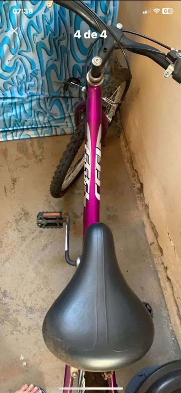 bicicleta caloi lilás  - Foto 3