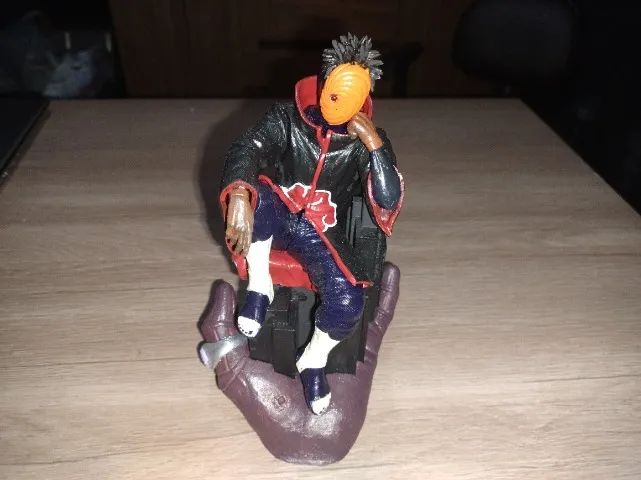 Action Figure Obito Naruto 21cm Impressao 3D Pintura a Mao