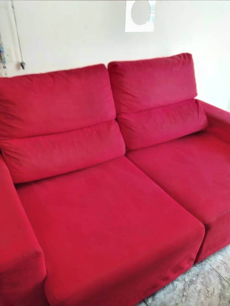 Sofá 3 lugares retrátil e reclinável 
