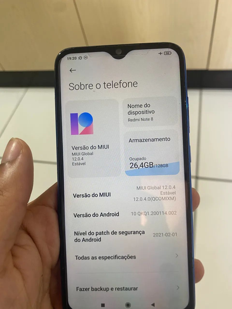 Redimi Note 8 com memoria de 128 gigas - Foto 3