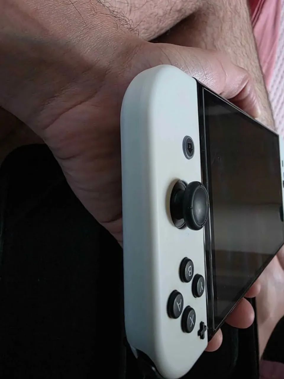 Nintendo Switch OLED branco, pouco uso, com película e case de transporte. - Foto 3