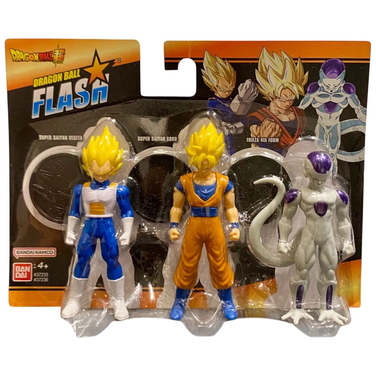 Dragon Ball Flash - Set Vegeta, Goku e Frieza - Bandai