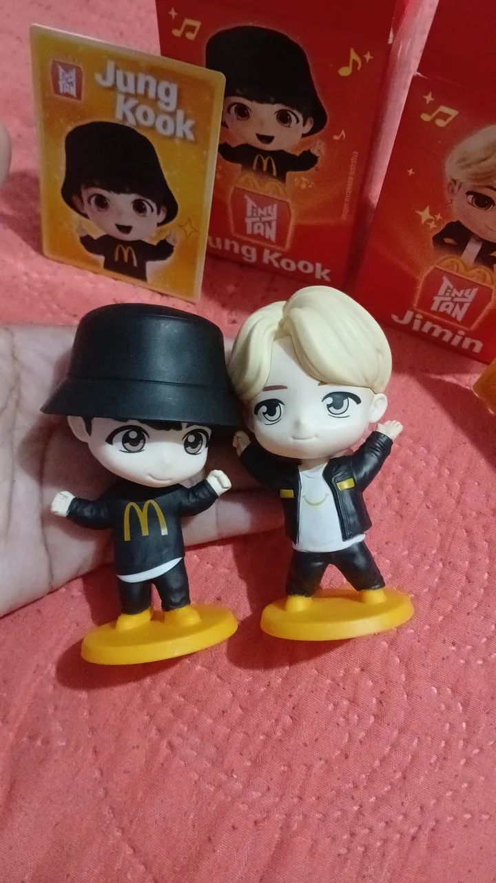 Bonecos TinyTAN Jimin e Jungkook - BTS - Foto 2