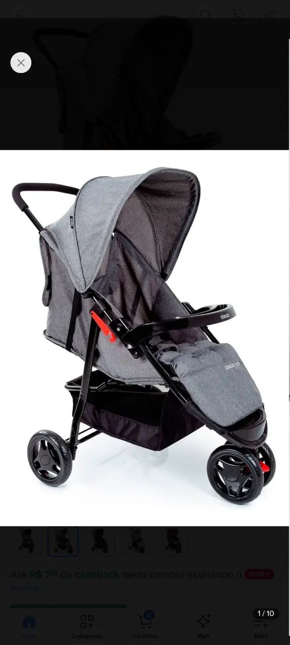 Carrinho de Bebê Cosco Kids  - Foto 3