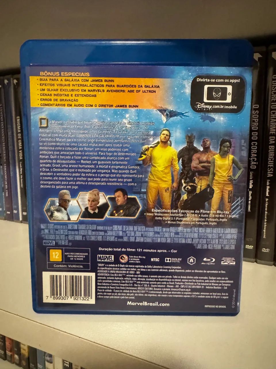 Blu-ray Guardiões da Galáxia  - Foto 2