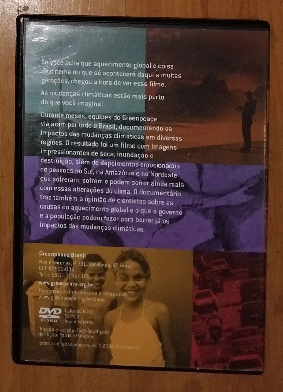 Dvd Greenpeace - Mudanças De Clima, Mudanças De Vida - Foto 3