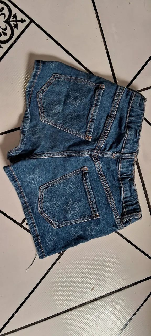 Shorts jeans menina - Foto 5
