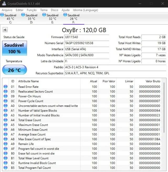 SSD SATA 120GB OxyBR - Foto 3