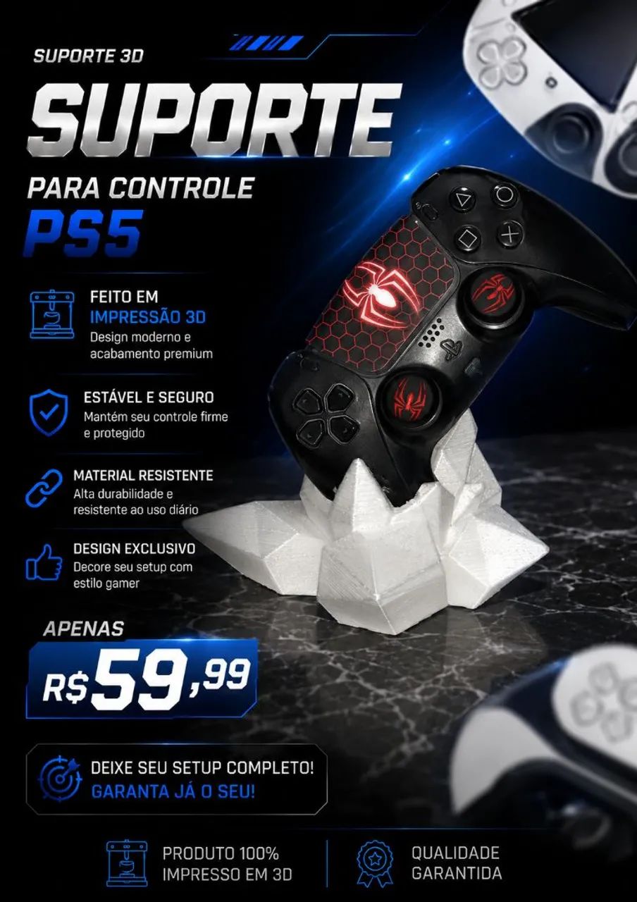 Suporte para Controle de ps5