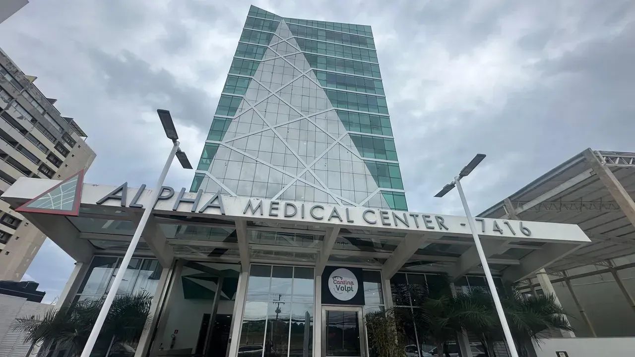 Sala pronta pra funcionar no Alpha Medical Center