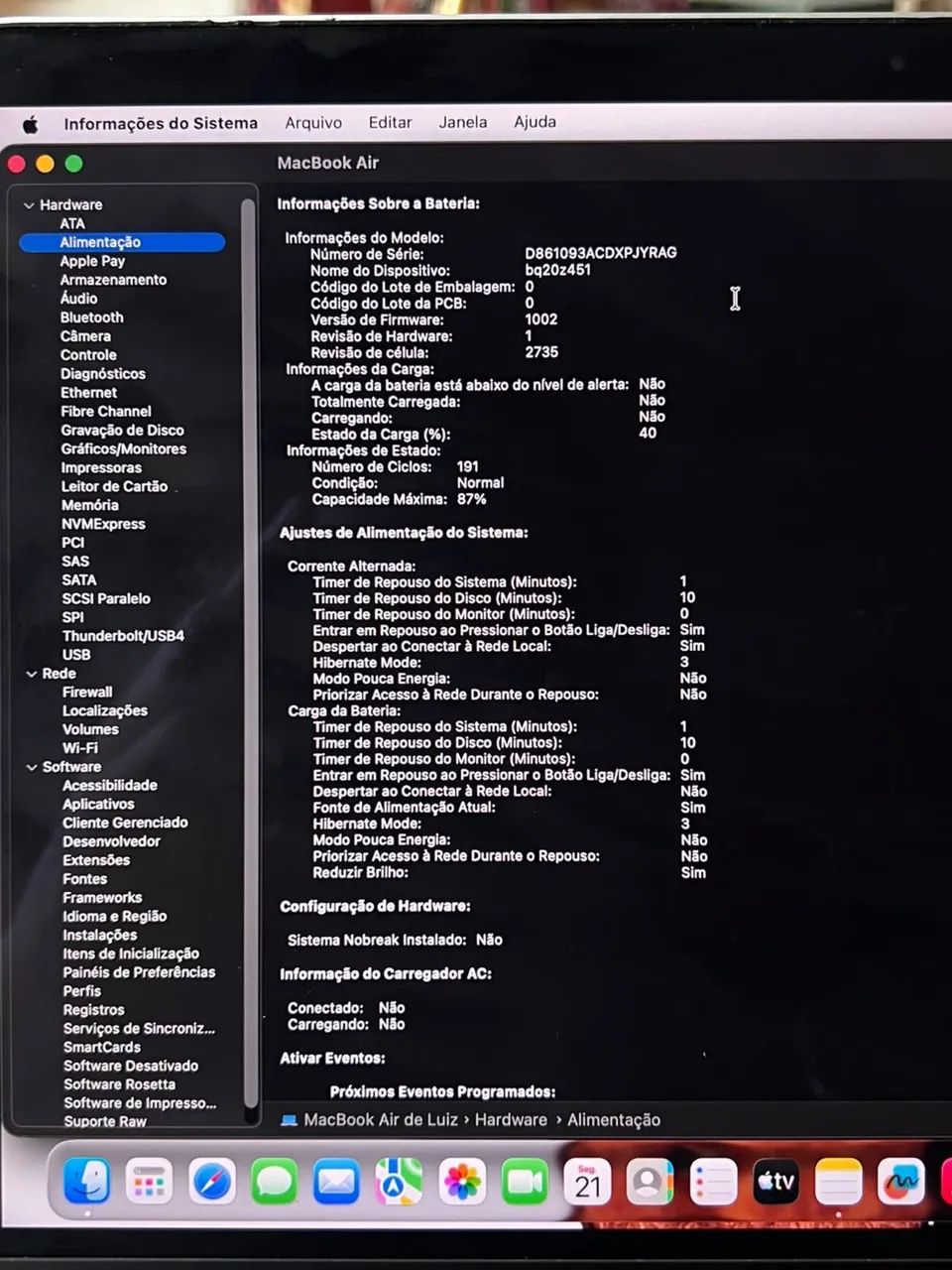 MacBook Air M1 2020 - 8gb RAM / 256gb  - Foto 5