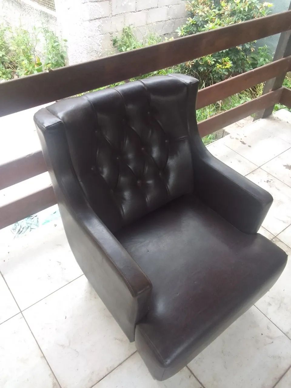 Poltrona de couro 65746292626818122