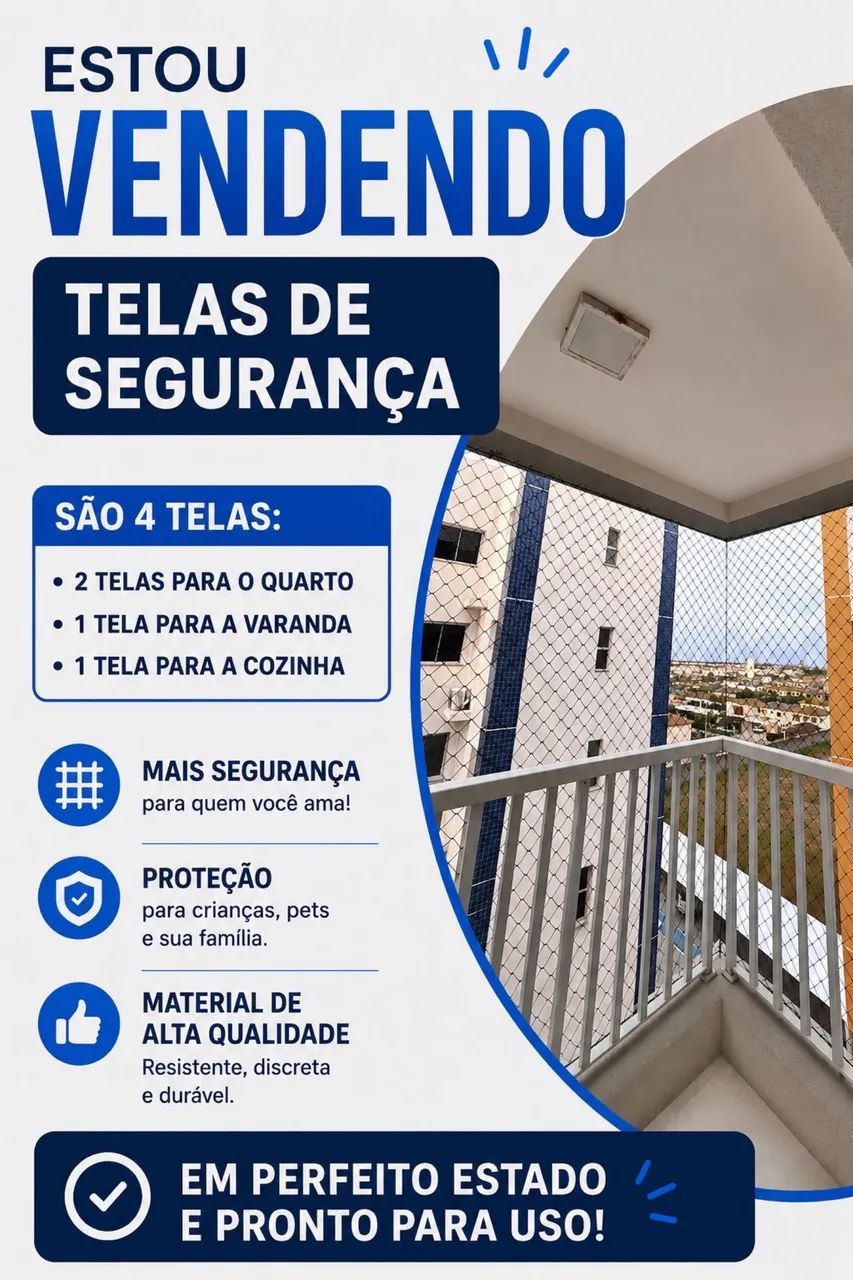 Telas de proteção para apartamento 