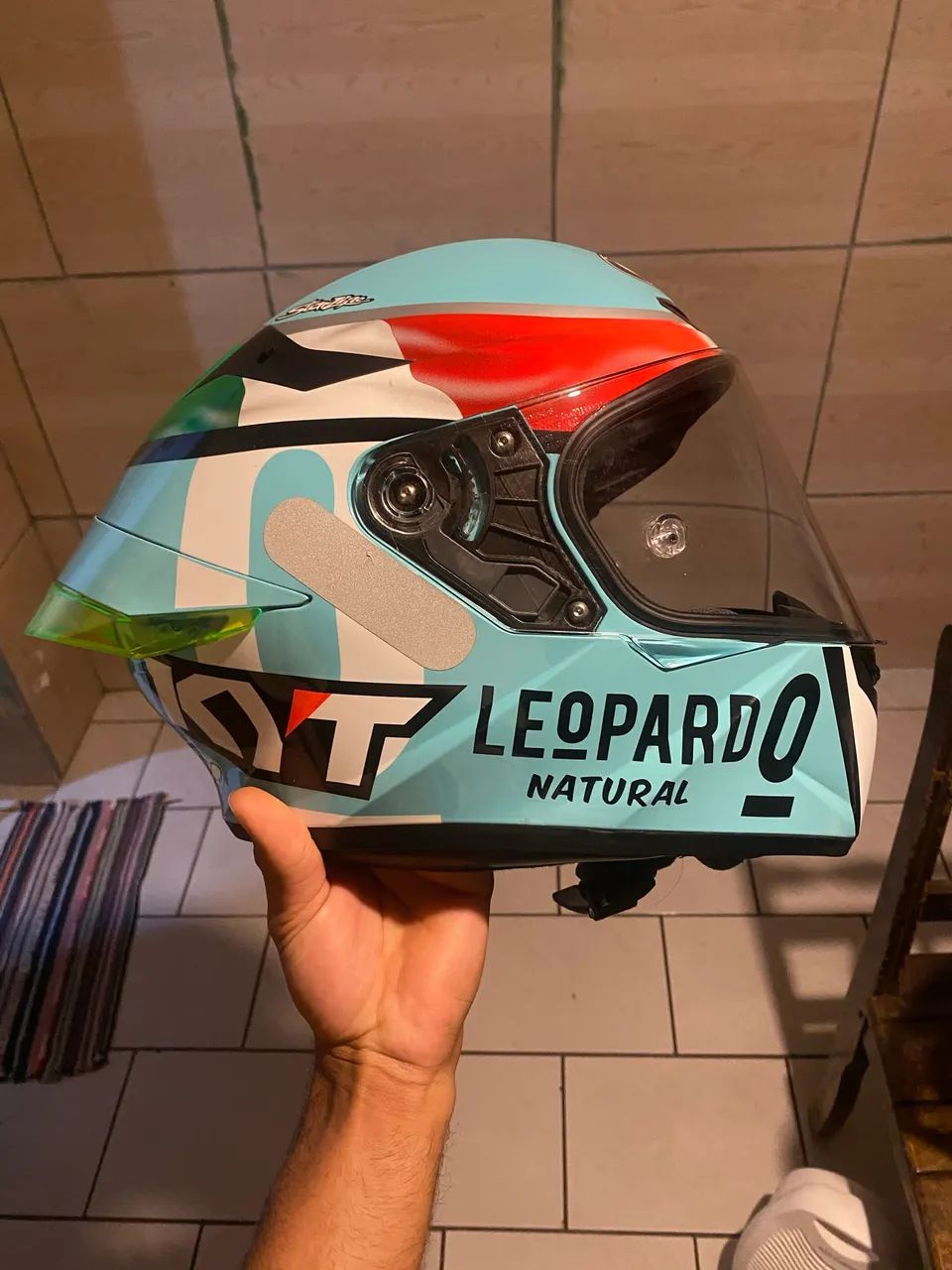 Capacete KYT TT COURSE   TM (58)! Com intercomunicador V1 - Foto 4