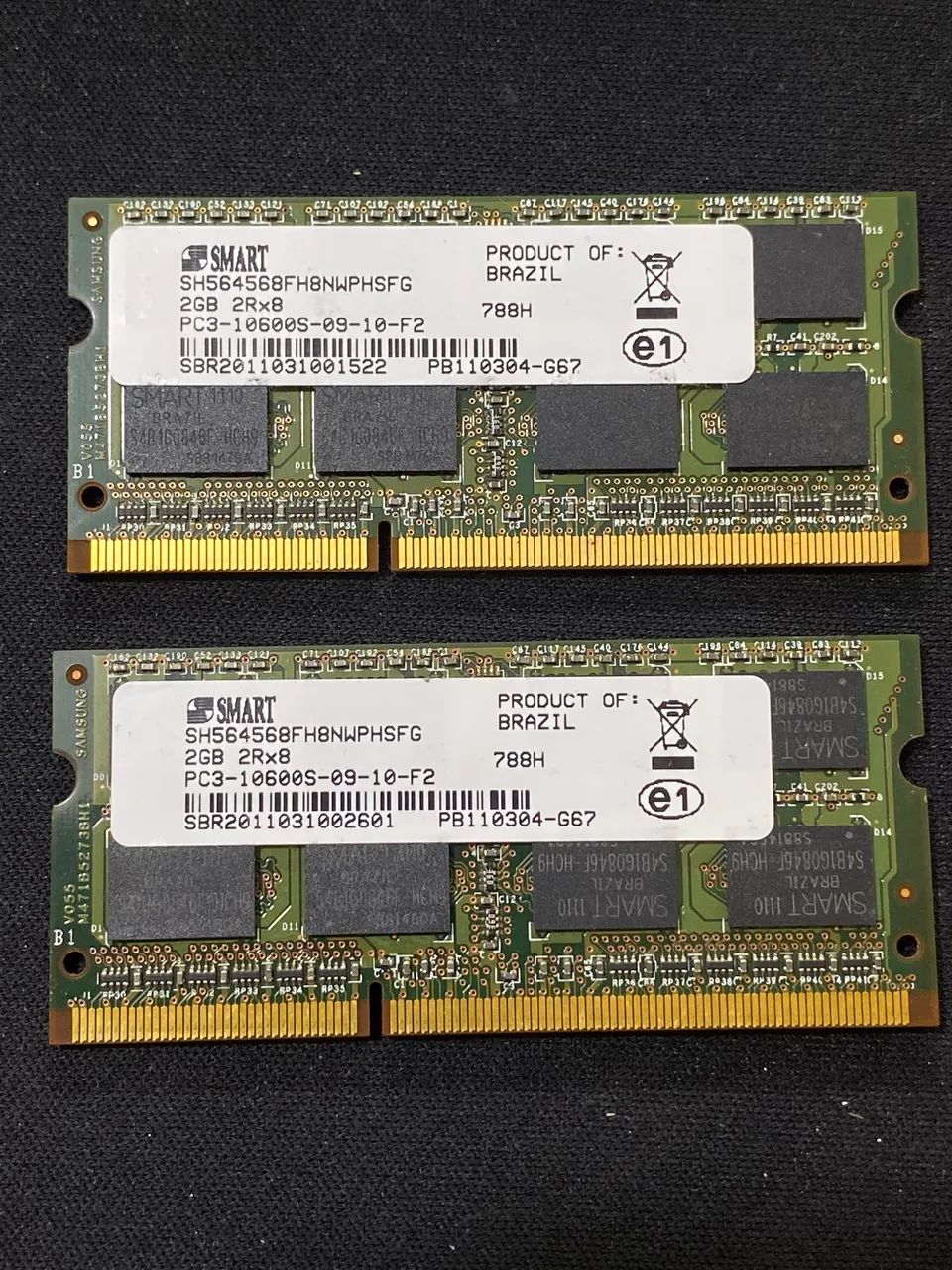 Memória PC3 DDR3 4GB 2x2GB