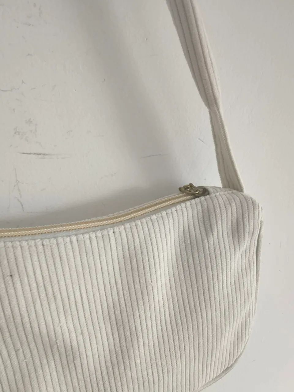Bolsa de Ombro Baguete Off White - Foto 2