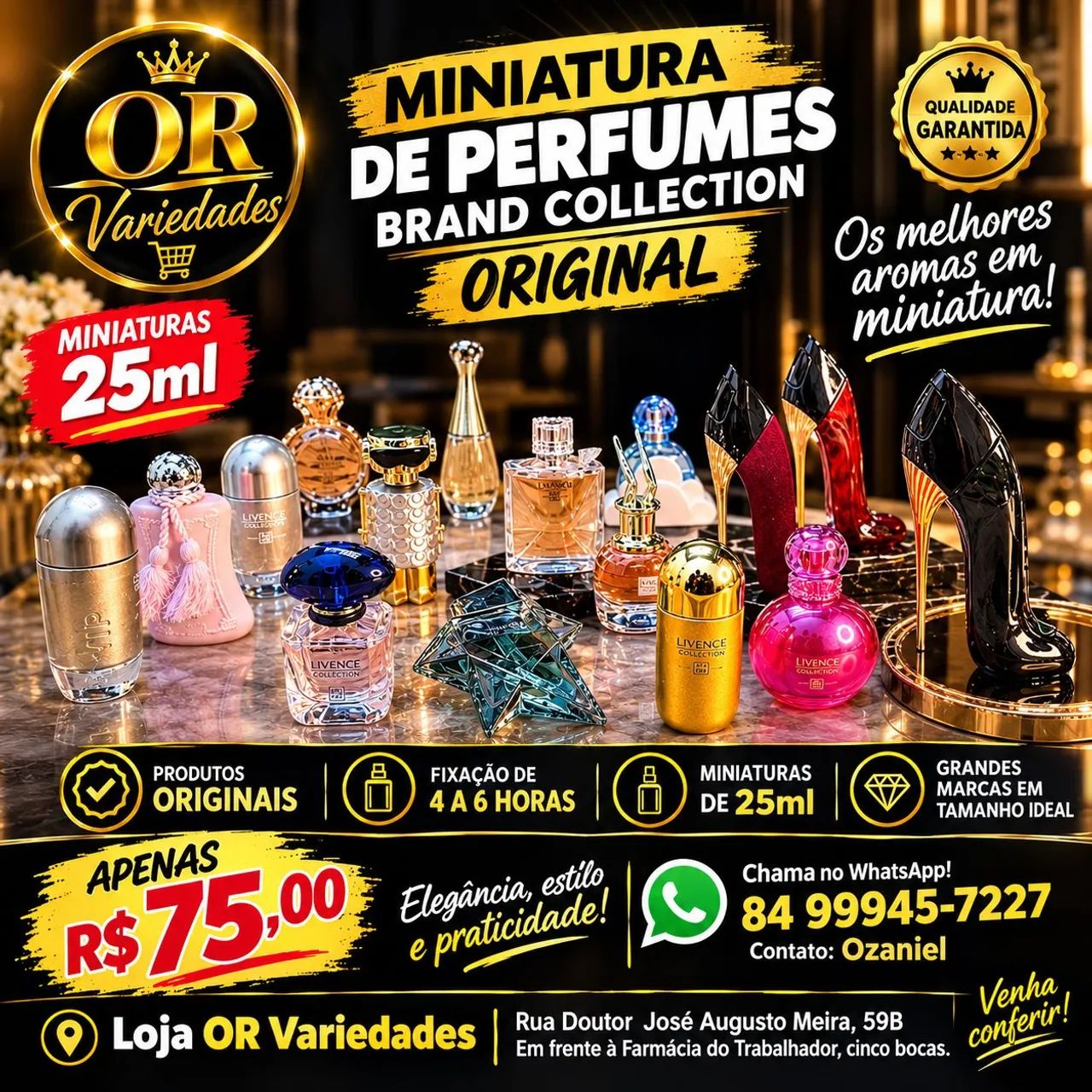 MINIATURAS DE FLAGANCIA IMPORTADAS LIVENSE CONETTION
