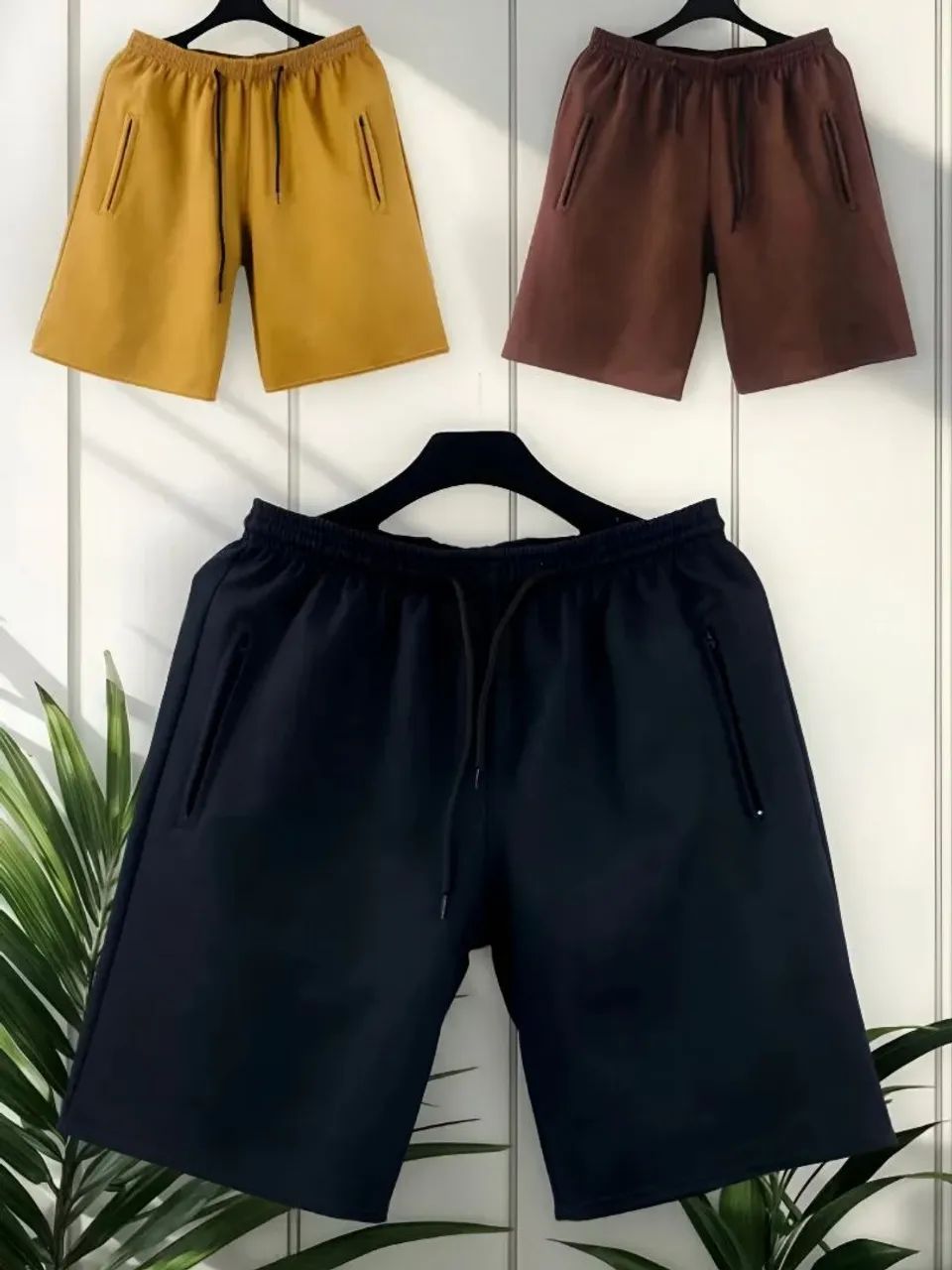 Bermudas Moletom - BOLSO lateral com Zíper  - Foto 2