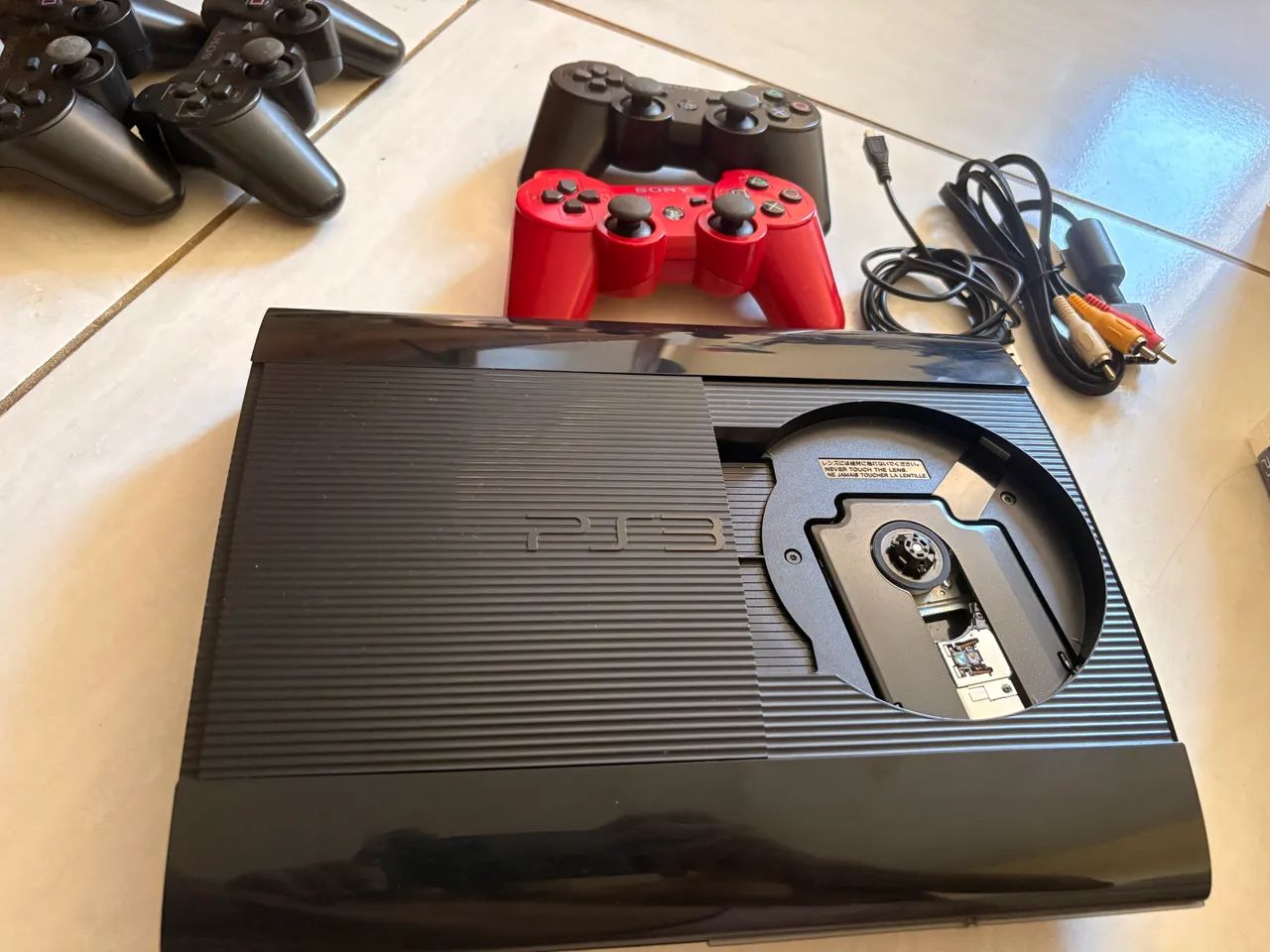 Coleção PS3 Completa + PS3 Super Slim + Guitar Hero5+ Jogos Raros