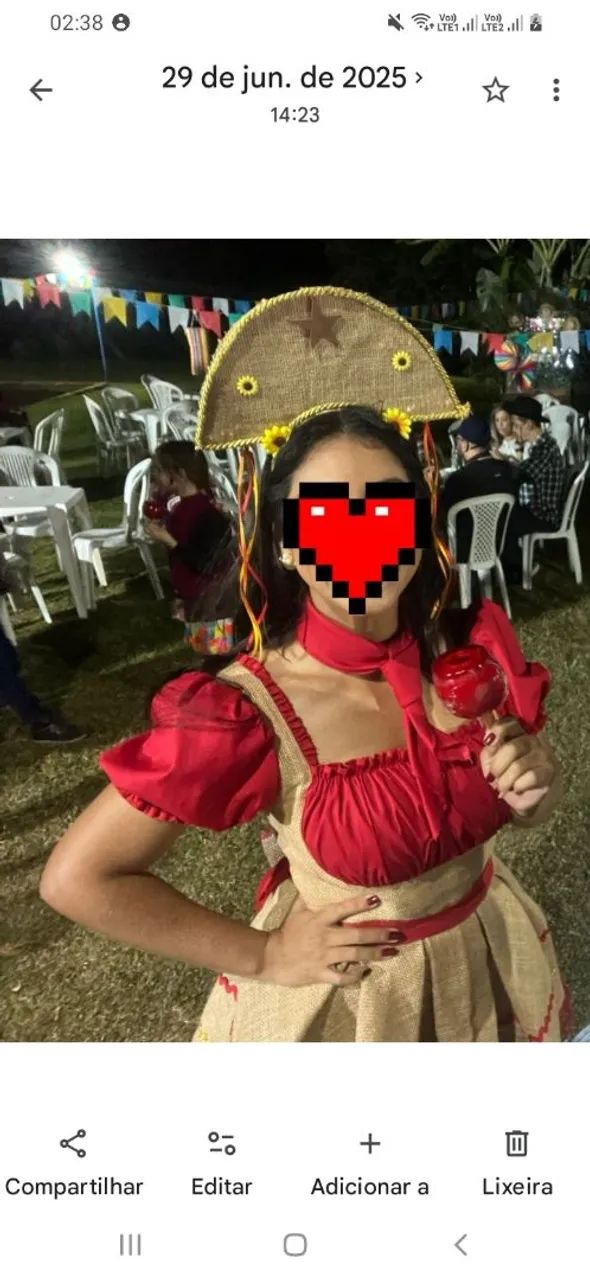 Vestido festa junina 