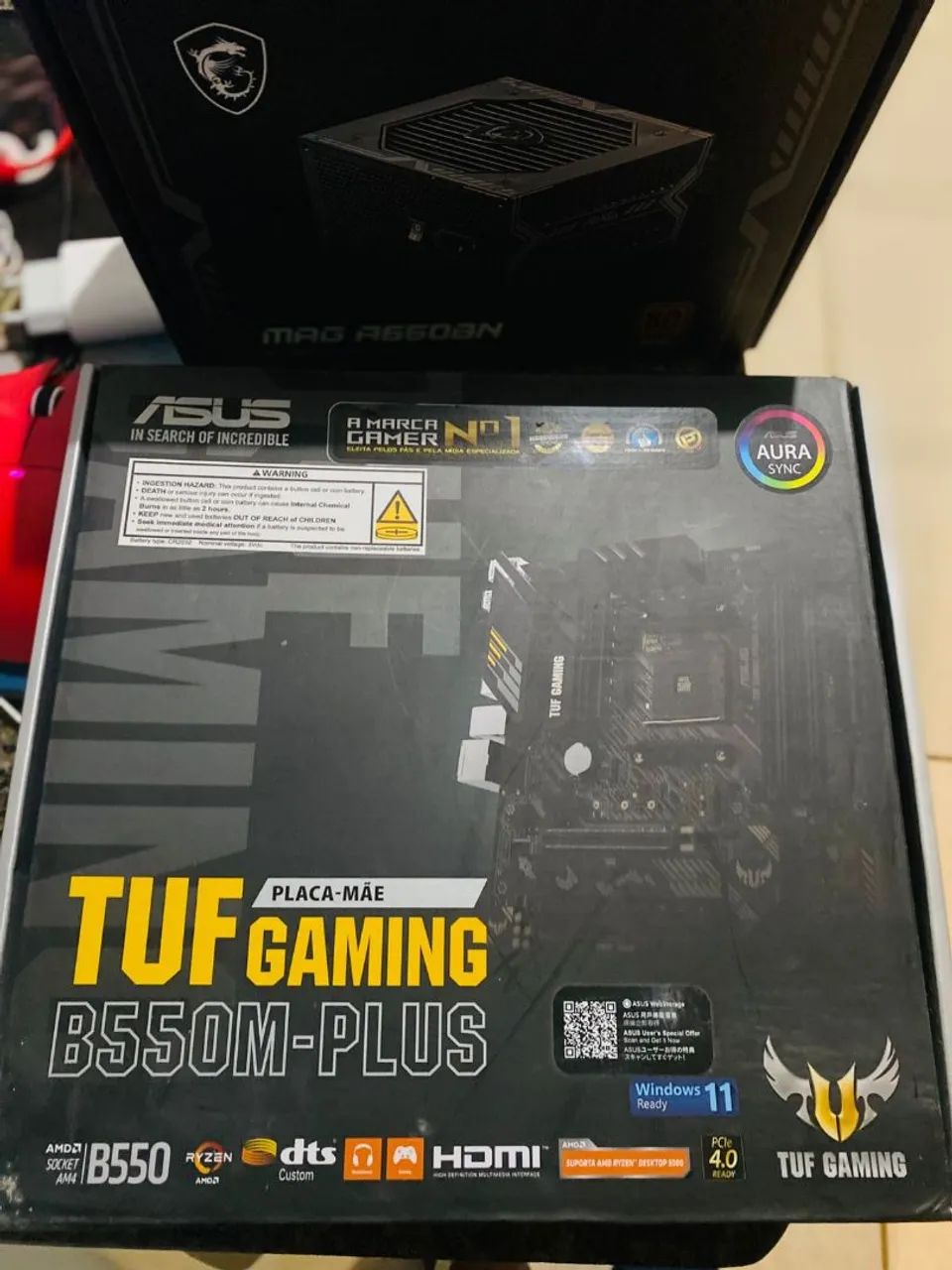 PLACA MÃE ASUS TUF GAMING B550M