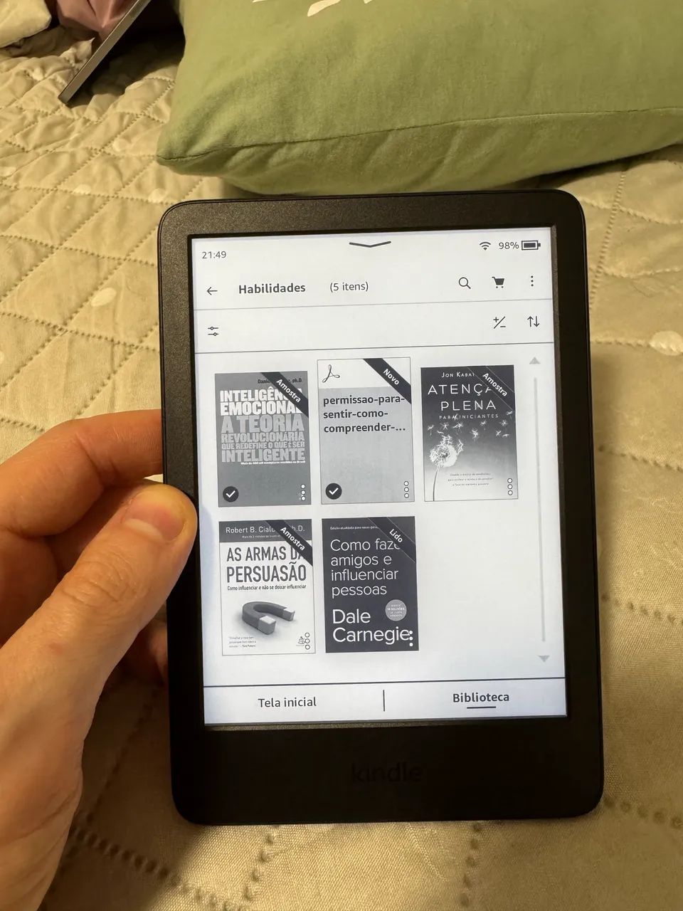 Kindle 11 16GB + capinha - Foto 3