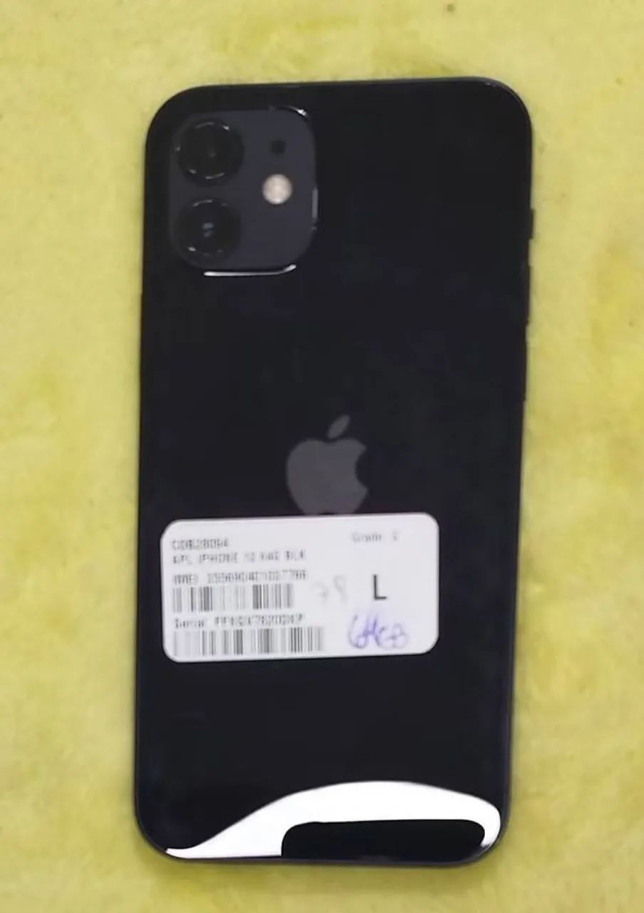 iPhone 12 preto bateria 79% 64gb - Celulares e Smartphones