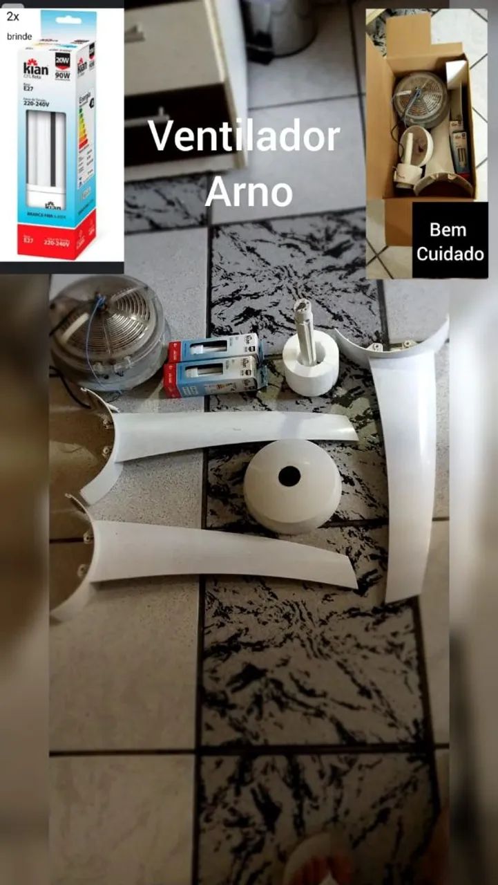 Ventilador Arno Usado Bom Estado