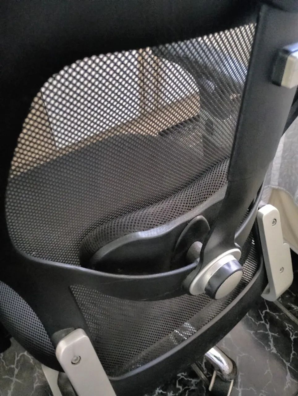 Cadeira Ergonômica Mesh com Apoio de Cabeça e Lombar - Foto 2