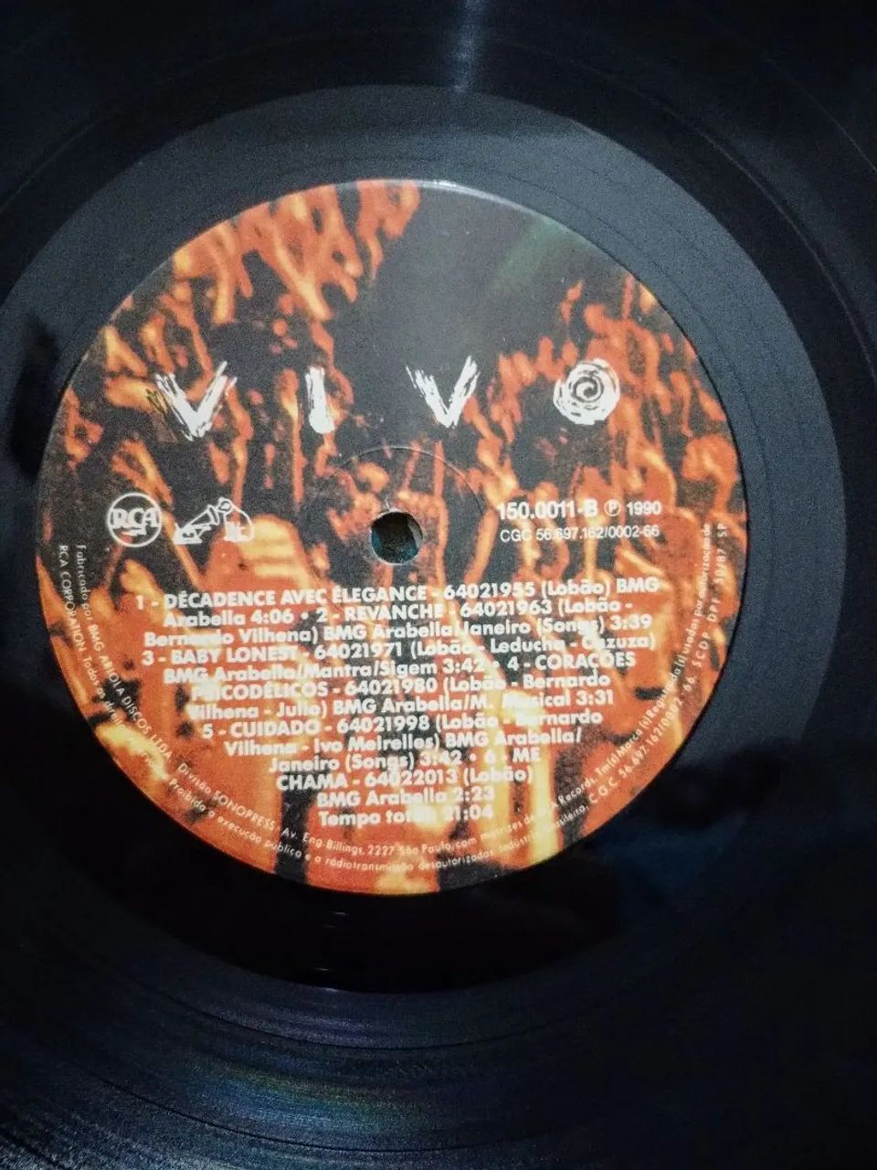 Vinil Lobão,  Ao Vivo.  - Foto 5