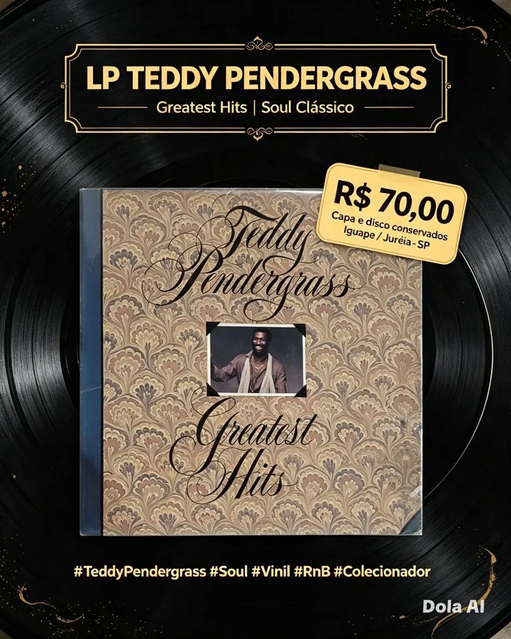 LP Teddy Pendergrass greats hits 