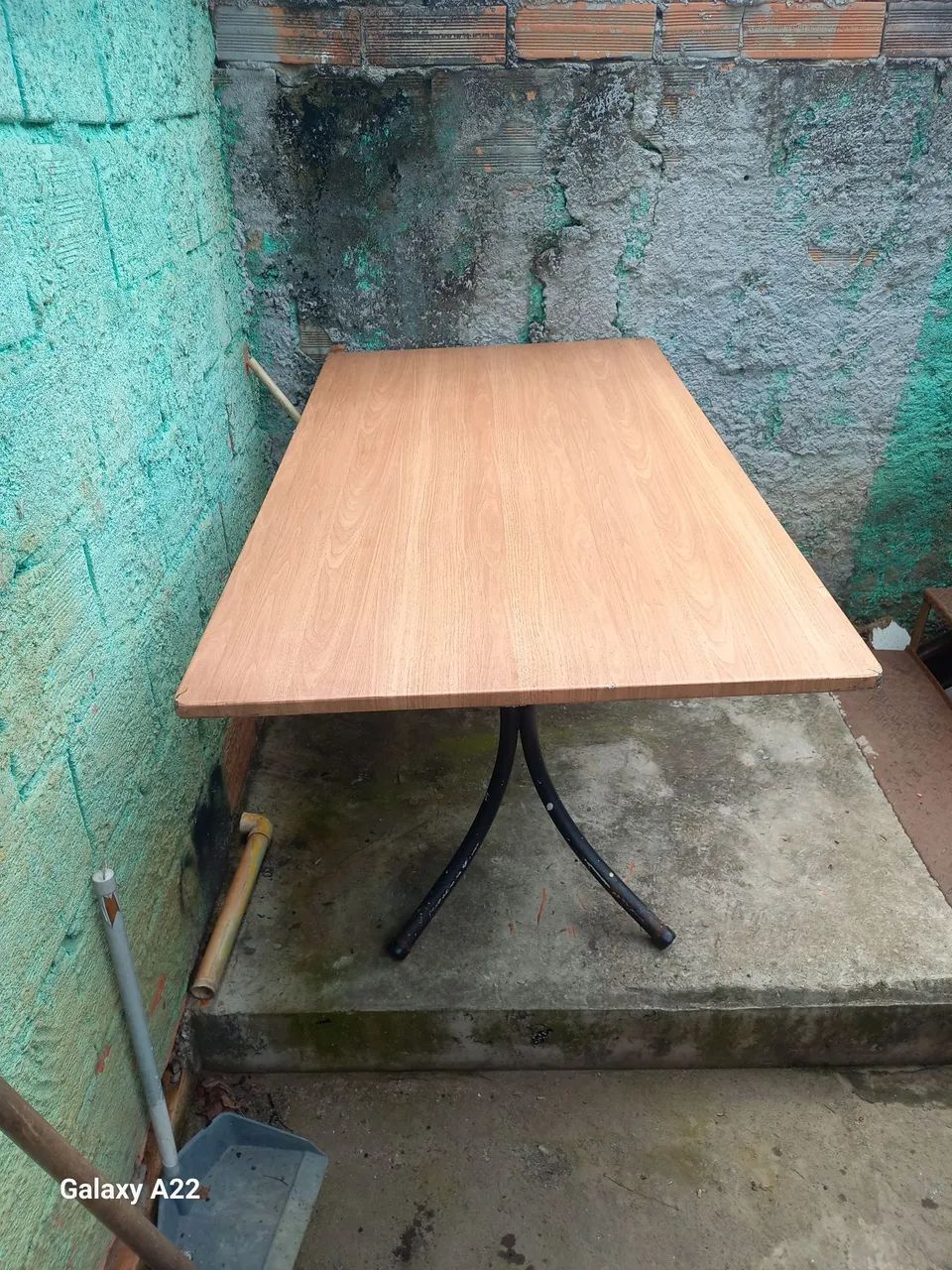 Mesa granito  bltado   pé de ferroo - Foto 2