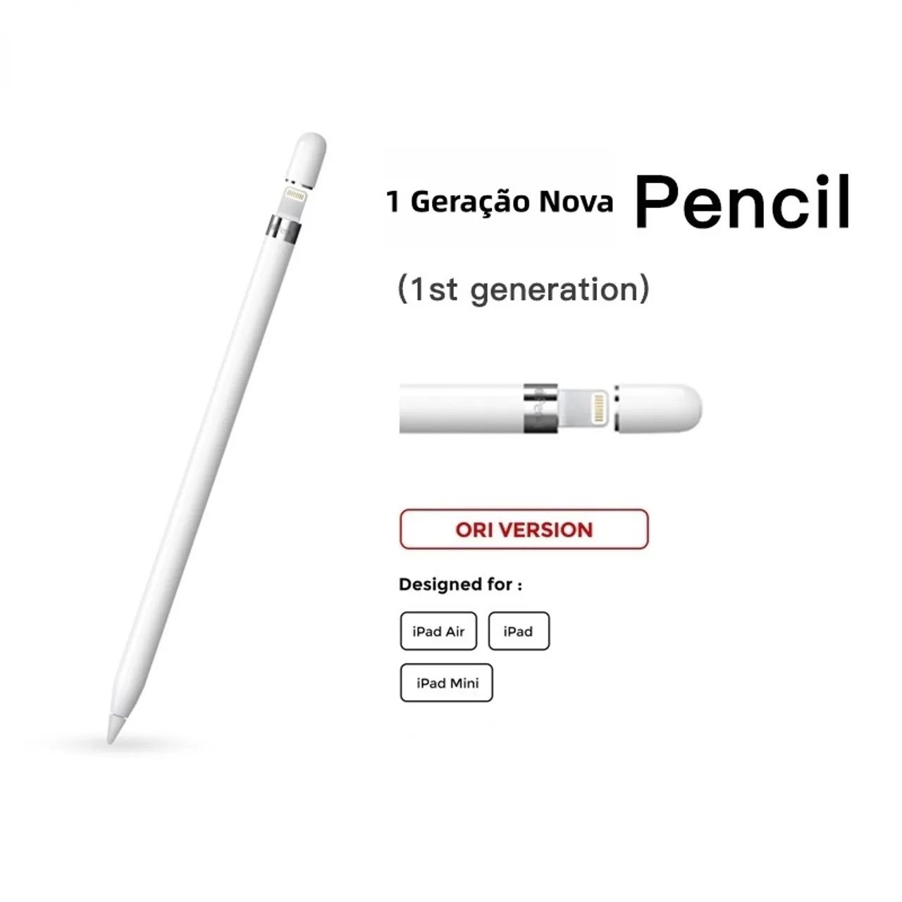 Apple Pencil 1 Nova, Lacrada - Foto 4