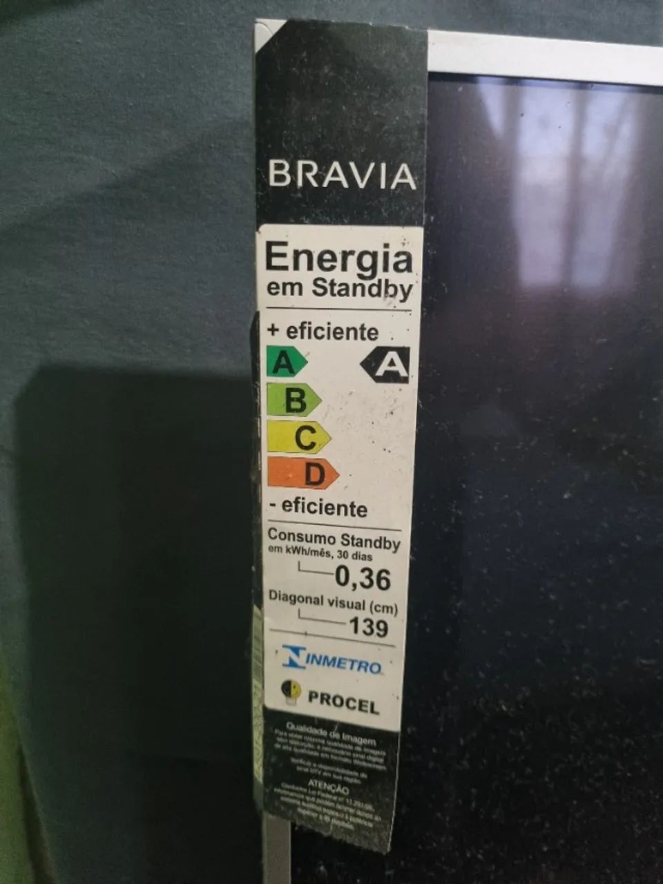 TV Sony 55 polegadas com defeito (Tela intacta, liga mas não aparece imagem) - Foto 4