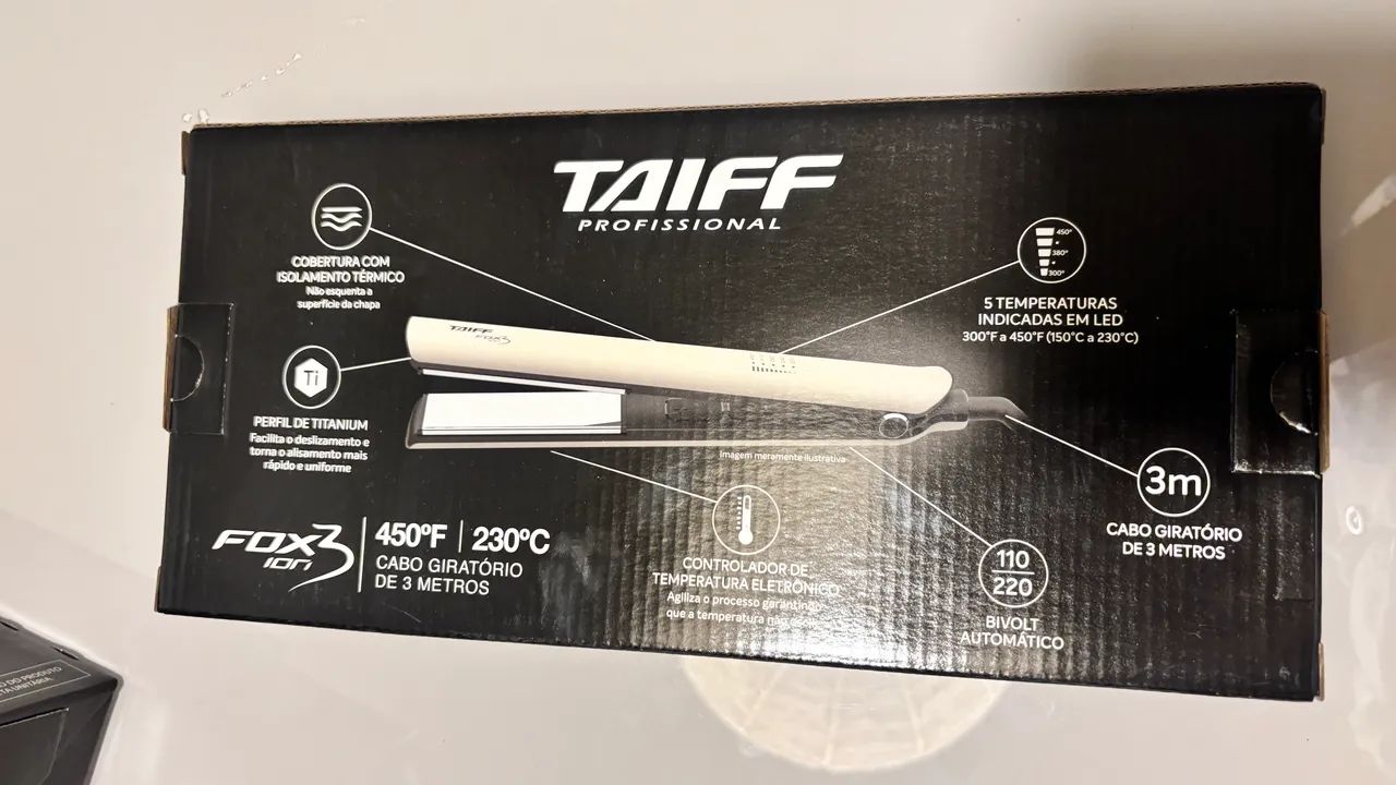 2 Secadores e 1 Prancha Taiff - Foto 4