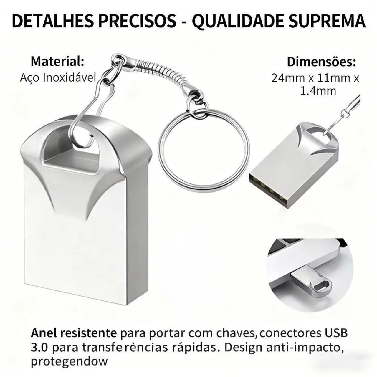 Pendrive 8,16 e 64 gigas  - Foto 2
