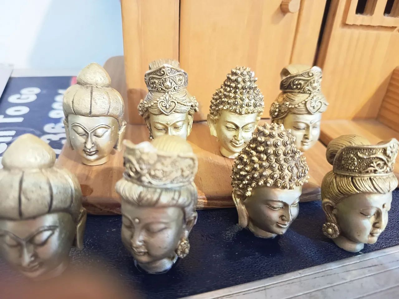 Cabeça de buda miniaturas 