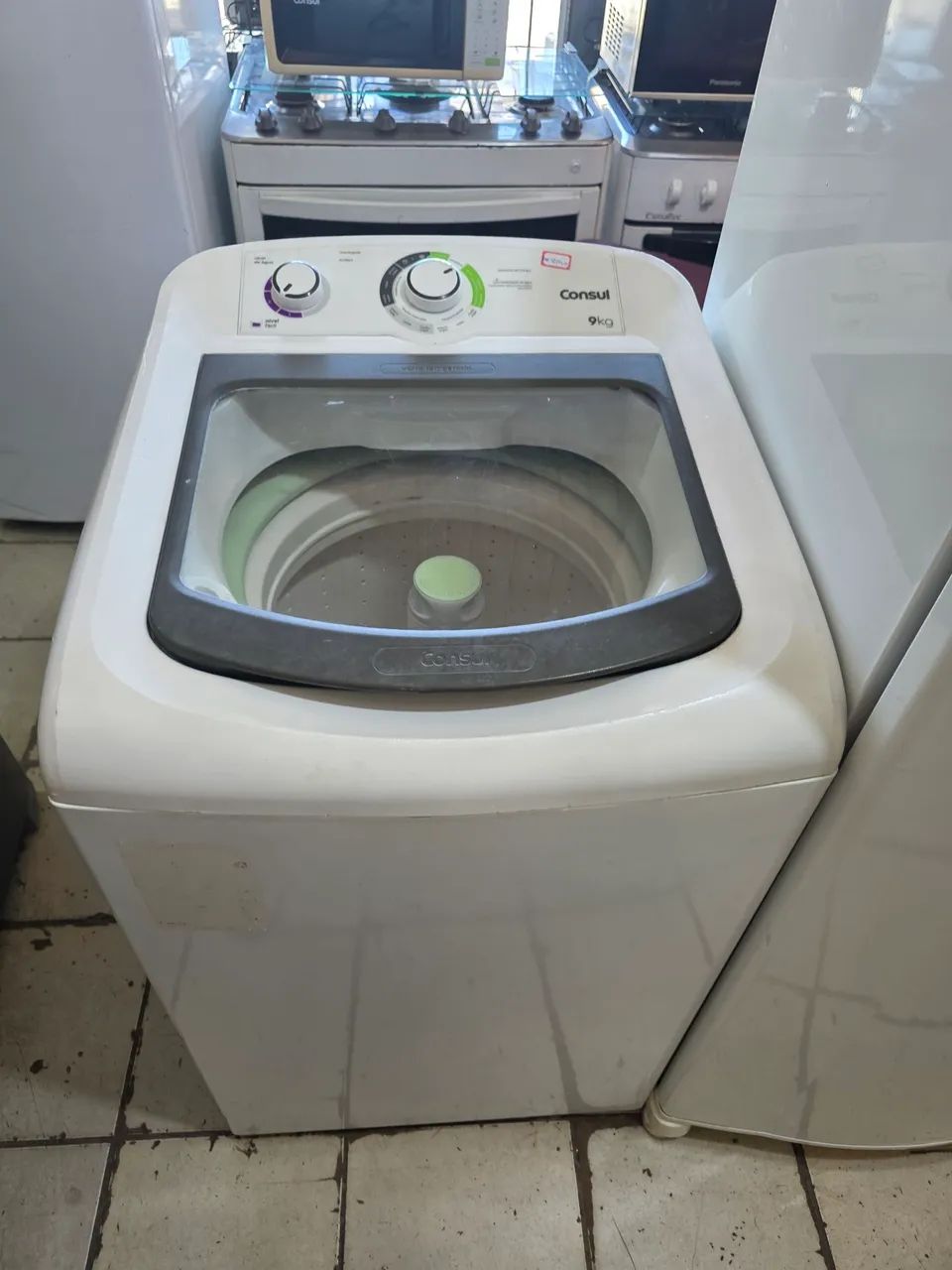 Maqujna de lavar cônsul 9kg funcionando perfeitamente 